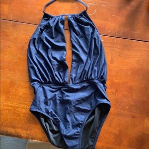J. Crew Open Back Halter one piece